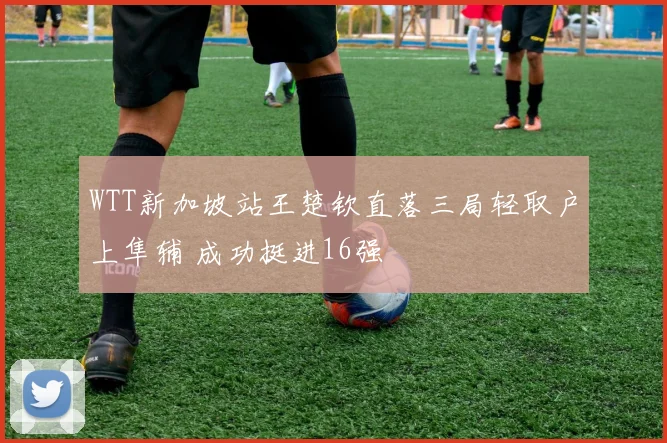 WTT新加坡站王楚钦直落三局轻取户上隼辅 成功挺进16强